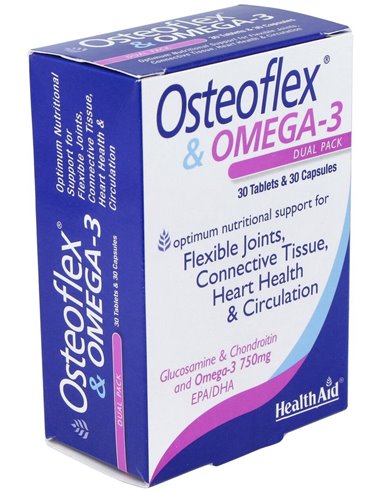 Osteoflex®+ Omega-3 30 Comp + 30 Cáps de Health Aid