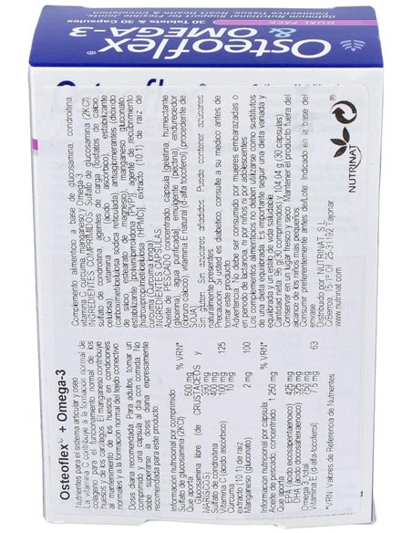 Osteoflex®+ Omega-3 30 Comp + 30 Cáps de Health Aid