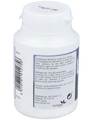 L-Teanina 200 Mg 60 Comp de Health Aid