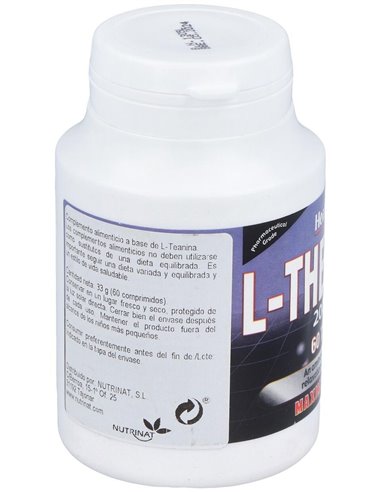 L-Teanina 200 Mg 60 Comp de Health Aid