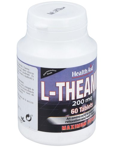 L-Teanina 200 Mg 60 Comp de Health Aid