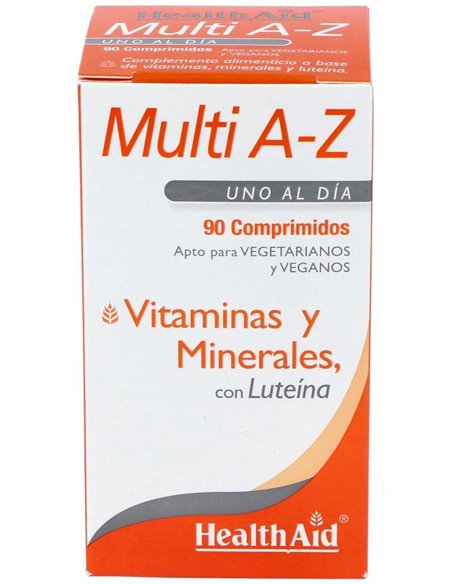 Multivit & Minerals A To Z 90Comp. Health Aid de Health Aid