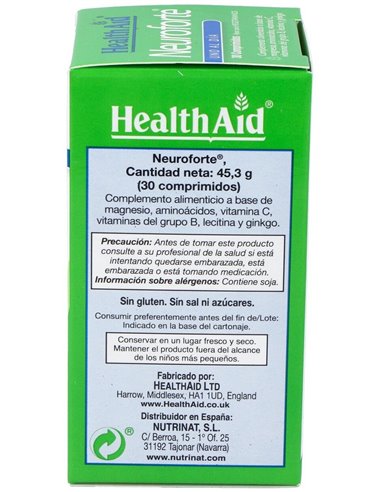 Neuroforte® 30 Comp de Health Aid