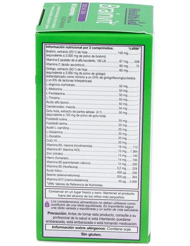 Brain-Vit 60Comp. de Health Aid