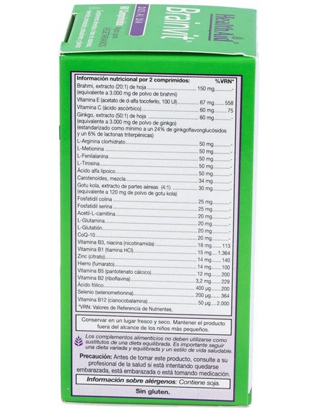 Brain-Vit 60Comp. de Health Aid