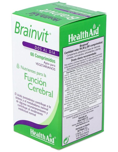 Brain-Vit 60Comp. de Health Aid