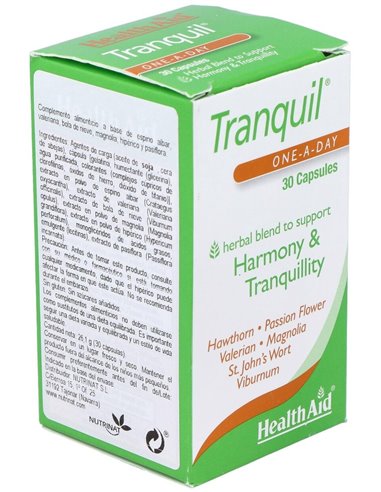 Tranquil 30Cap. Health Aid de Health Aid