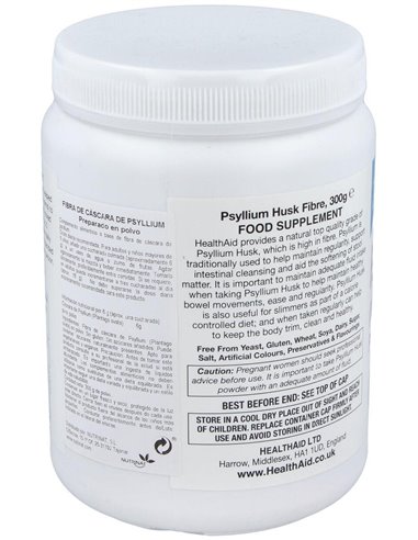 Fibra De Cascara Psyllium 300Gr. Health Aid de Health Aid