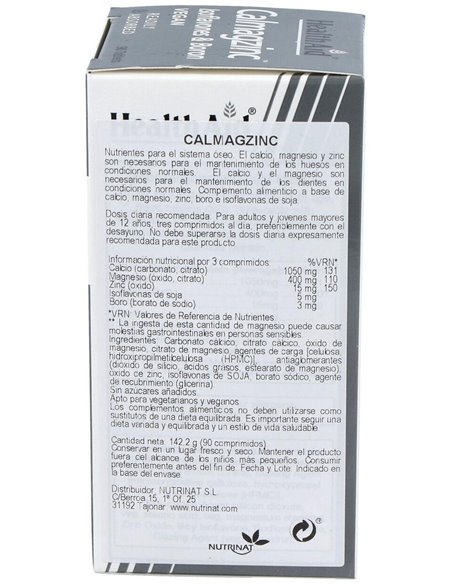 Calmagzinc 90 Comp de Health Aid