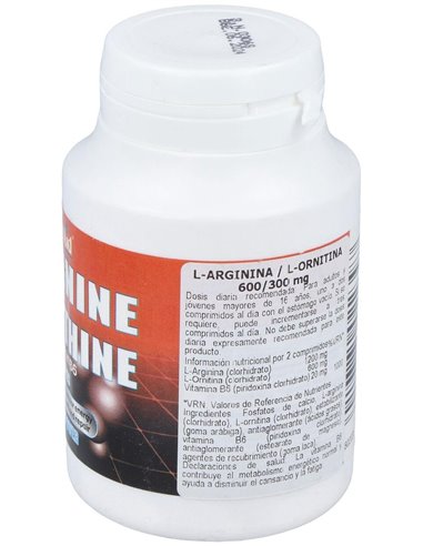 L-Arginina/L-Ornitina 600 Mg/300 Mg 60 Comp de Health Aid