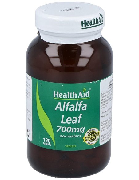 Alfalfa Leaf 700Mg. 120Comp. Health Aid de Health Aid