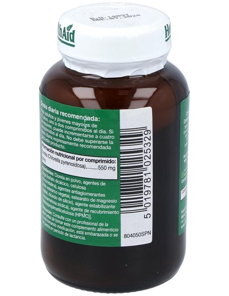 Clorela (Chlorella Pyrenoidosa) 550 Mg 60 Comp de Health Aid