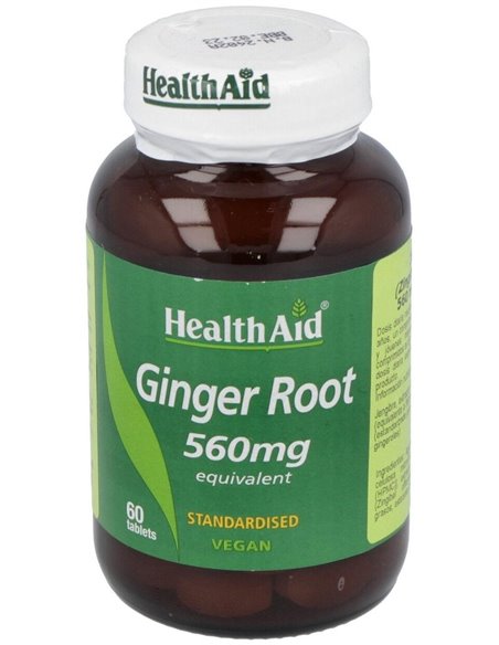 Jengibre (Zingiber Officinalis) 560 Mg 60 Comp de Health Aid