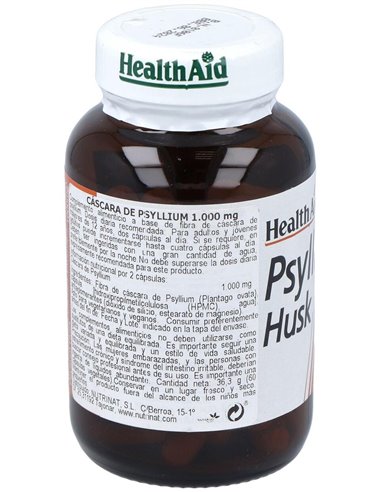 Fibra De Cascara Psyllium 60Comp. Health Aid de Health Aid