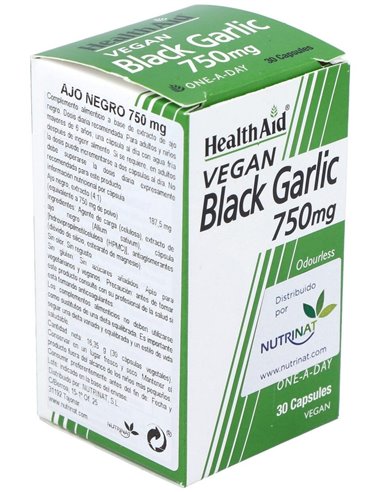 Ajo Negro 750 Mg 30 Vcáps de Health Aid