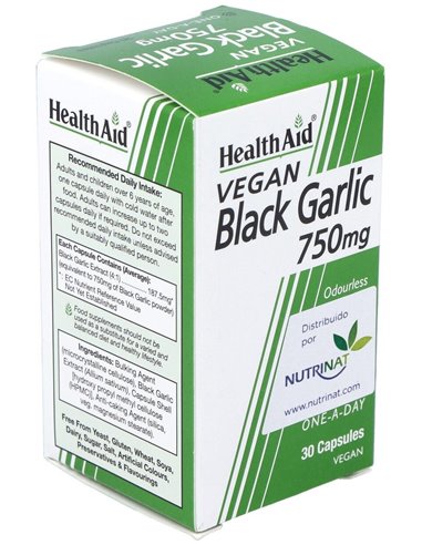 Ajo Negro 750 Mg 30 Vcáps de Health Aid