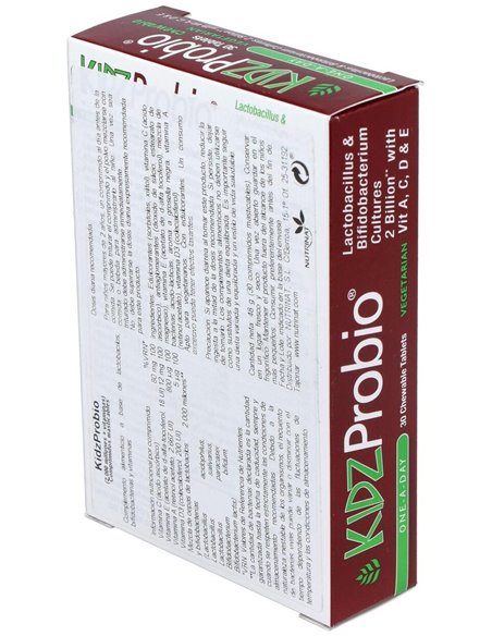 Kidzprobio Comprimidos Masticables 30 Comp de Health Aid
