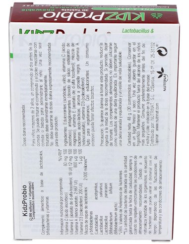 Kidzprobio Comprimidos Masticables 30 Comp de Health Aid