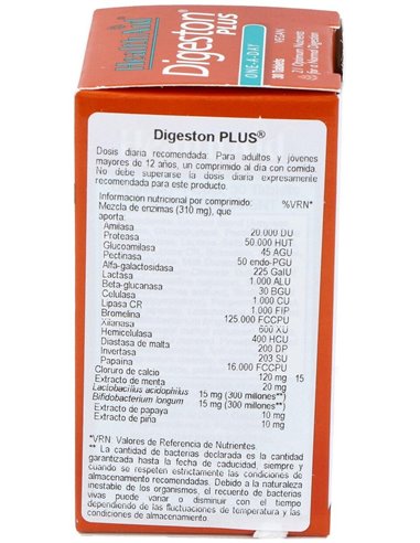 Digeston Plus Con Prebioticos 30Comp. de Health Aid