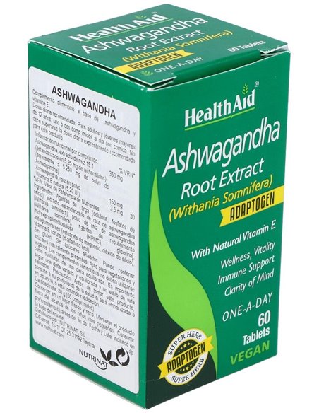 Ashwagandha (Withania Somnifera) 60 Comp de Health Aid