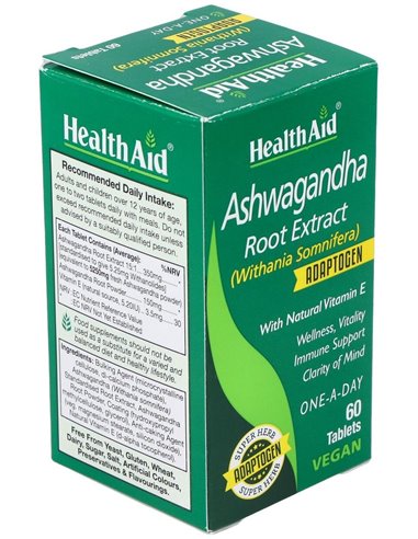 Ashwagandha 60Comp. de Health Aid