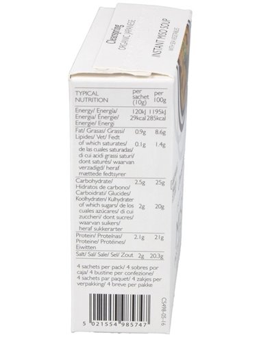 Sopa Miso/Algas Instant Bio 4x10 g  de Clearspring
