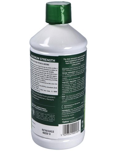 Zumo Aloe Vera Potencia Máxima Grande 1 L  de Madal Bal