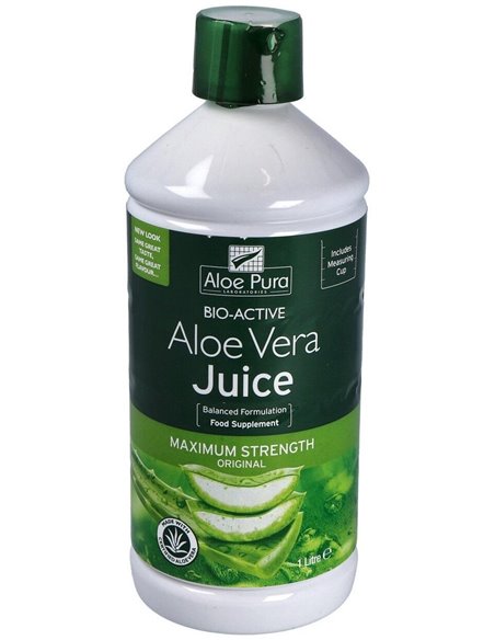 Aloe Pura Zumo Aloe Vera Potencia Maxima 1Litro de Madal Bal