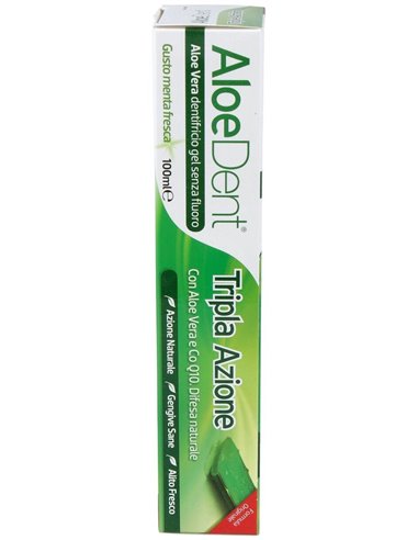 Dentífrico Aloe Triple Acción Sin Fluor 100 ml  de Madal Bal
