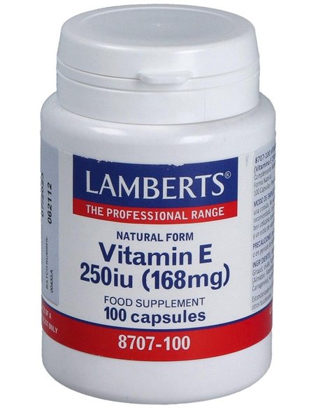 Vitamina E Natural 250 UI de Lamberts