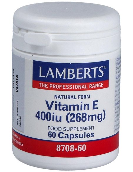 Vitamina E Natural 400 UI de Lamberts