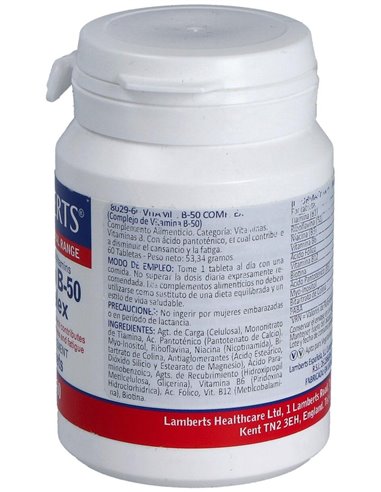 Complejo de Vitaminas B-50 de Lamberts