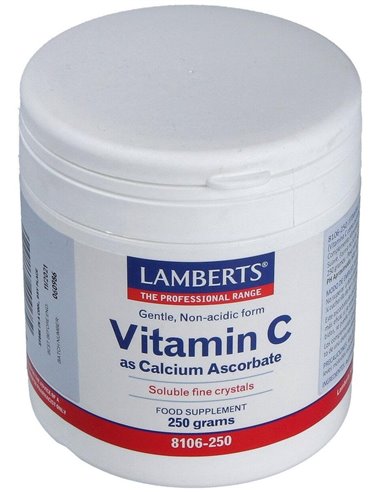 Ascorbato de Calcio 250 g Polvo de Lamberts