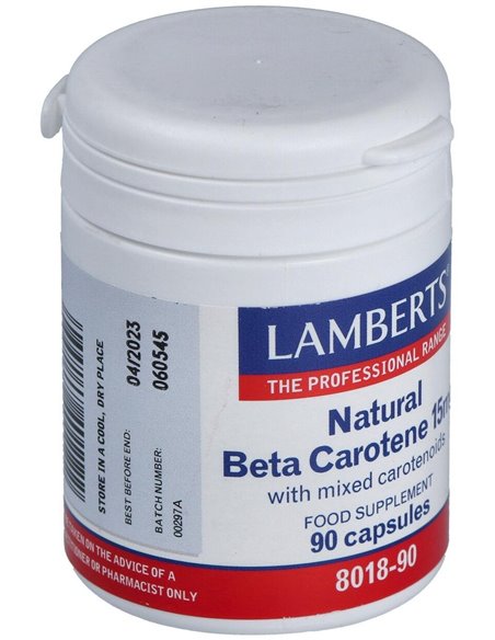 Beta caroteno Natural 15 mg 90 Caps. de Lamberts