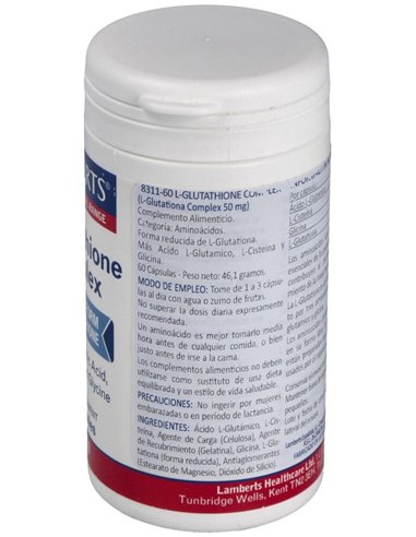 L-Glutationa Complex de Lamberts