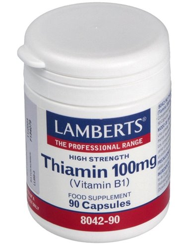 Tiamina 100 mg (Vitamina B1) de Lamberts