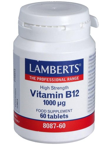 Vitamina B12 1000 µg 60 Tabs. de Lamberts