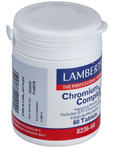 Complejo de Cromo (Con Vit B,C, Mag, Cu y Zn) de Lamberts
