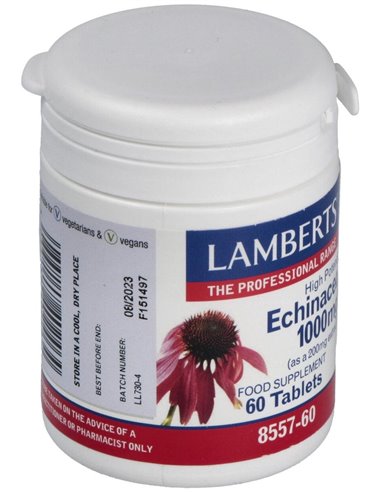 Equinácea 1000 mg con Vitamina C y Zinc de Lamberts