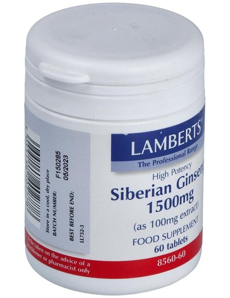 Ginseng Siberiano 1500 mg de Lamberts
