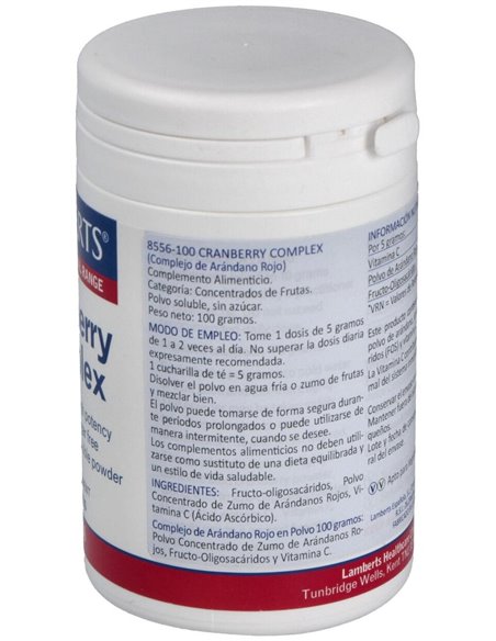 Complejo de Arándano con FOS y Vitamina C en Polvo 100 g de Lamberts
