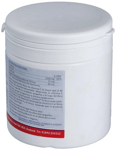 Vitamina C 1500 mg + Bioflavonoides Time Release de Lamberts