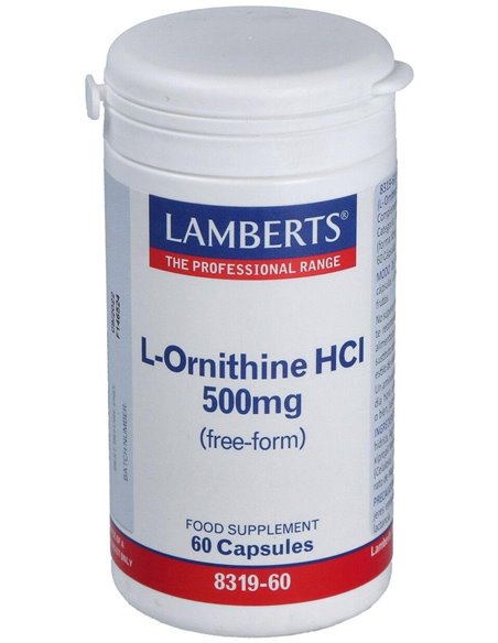 L-Ornitina HCl 500 mg de Lamberts