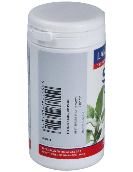 Salvia 2500 mg (2,5% de Ácido rosmarínico) 90 Tabs. de Lamberts