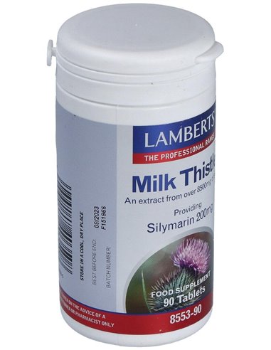 Cardo Mariano 6250 mg (200 mg de Silimarina) 90 Tabs. de Lamberts