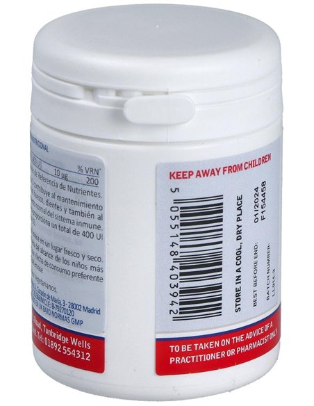 Vitamina D3 400 UI (10 µg) de Lamberts