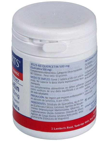 Quercetina 500 mg 60 Tabs. de Lamberts