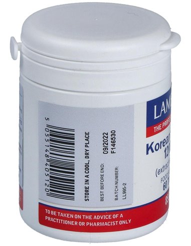 Ginseng Coreano 1200 mg de Lamberts