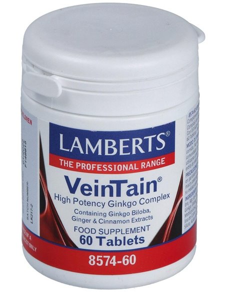 Veintain® (Ginkgo+Canela+Jengibre) 60 Tabs. de Lamberts