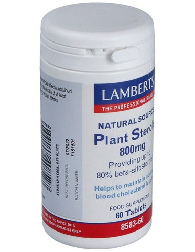 Esteroles Vegetales 800 mg de Lamberts